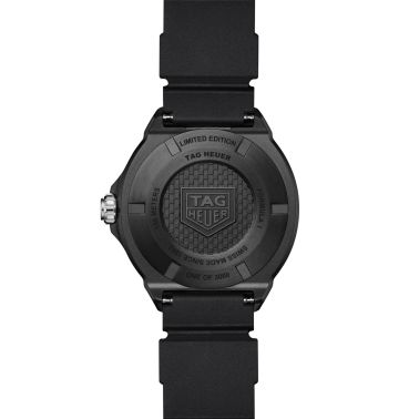 TAG Heuer Formula 1 Solargraph black dial rubber strap 38 mm