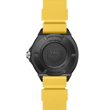 TAG Heuer Formula 1 Solargraph black dial rubber strap 38 mm