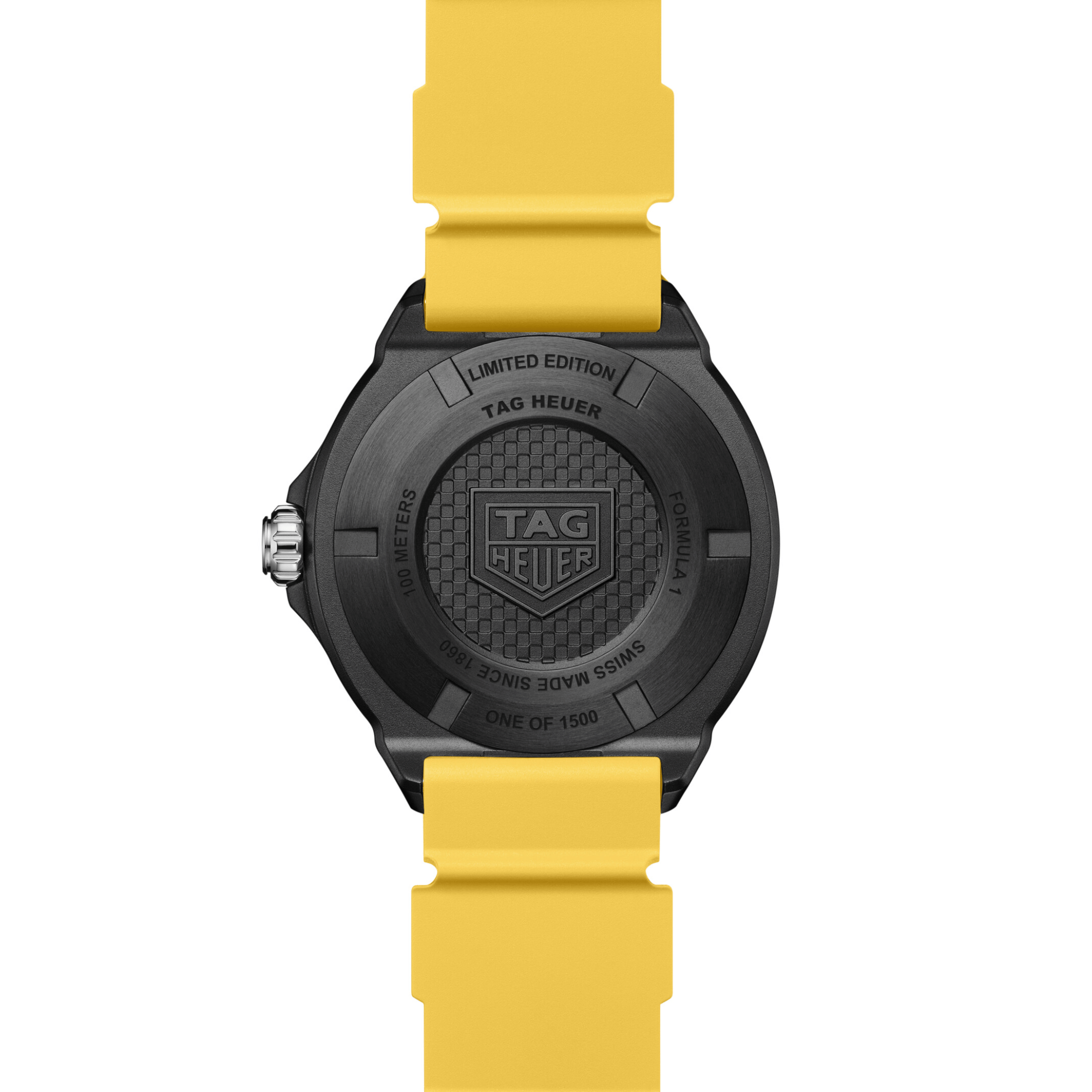 TAG Heuer Formula 1 Solargraph black dial rubber strap 38 mm