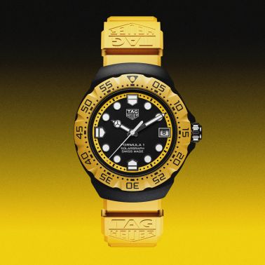 Montre TAG Heuer Formula 1 Solargraph cadran noir bracelet caoutchouc 38 mm
