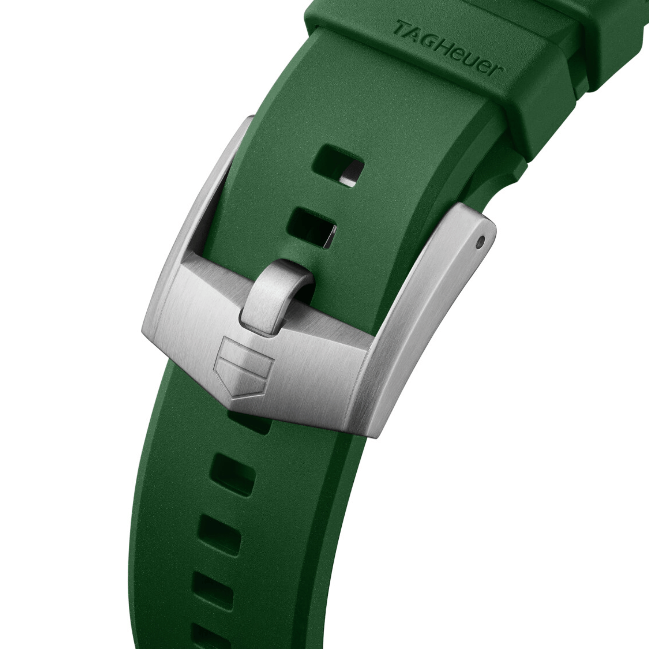 Montre TAG Heuer Formula 1 Solargraph TH-Polylight cadran blanc bracelet caoutchouc 38 mm