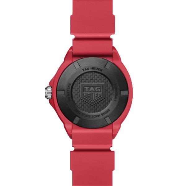 TAG Heuer Formula 1 Solargraph TH-Polylight white dial rubber strap 38 mm