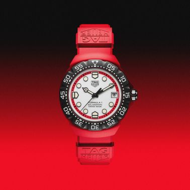 TAG Heuer Formula 1 Solargraph TH-Polylight white dial rubber strap 38 mm