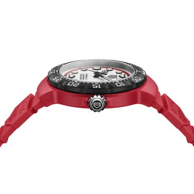 Montre TAG Heuer Formula 1 Solargraph TH-Polylight cadran blanc bracelet caoutchouc 38 mm