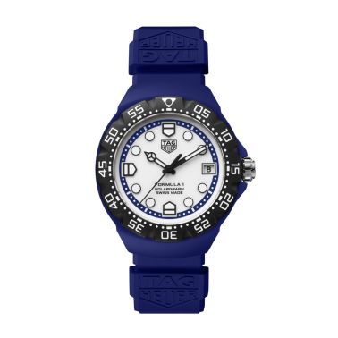 TAG Heuer Formula 1 Solargraph TH-Polylight white dial rubber strap 38 mm