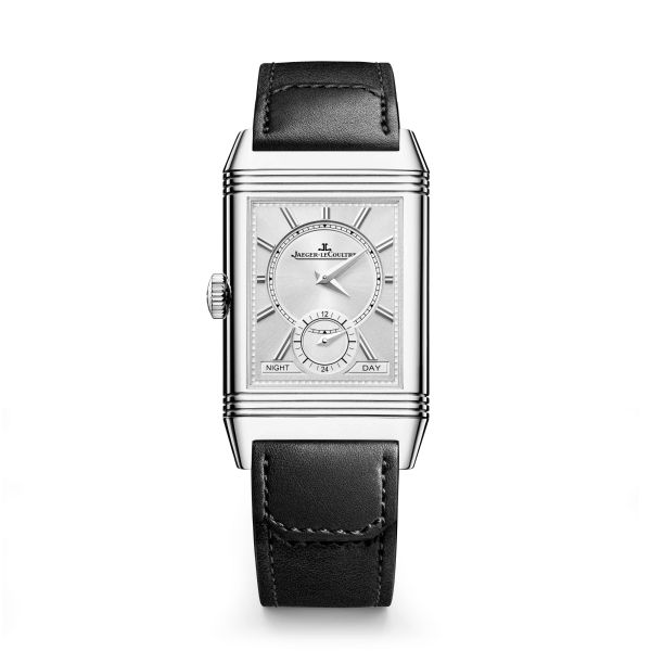 Jaeger-LeCoultre Reverso Tribute Duoface Small Seconds mechanical black dial black leather strap 47 x 28,3 mm