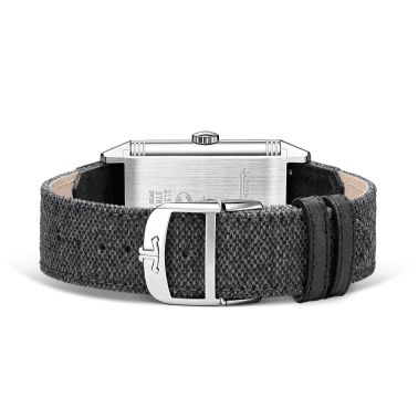 Jaeger-LeCoultre Reverso Tribute Duoface Small Seconds mechanical black dial black leather strap 47 x 28,3 mm