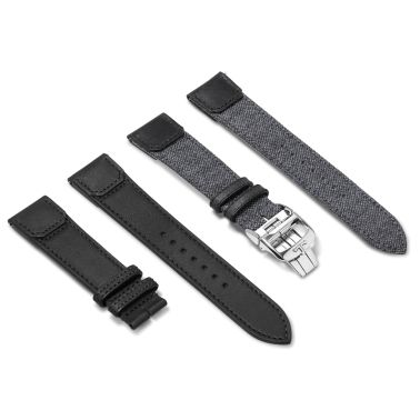 Jaeger-LeCoultre Reverso Tribute Duoface Small Seconds mechanical black dial black leather strap 47 x 28,3 mm