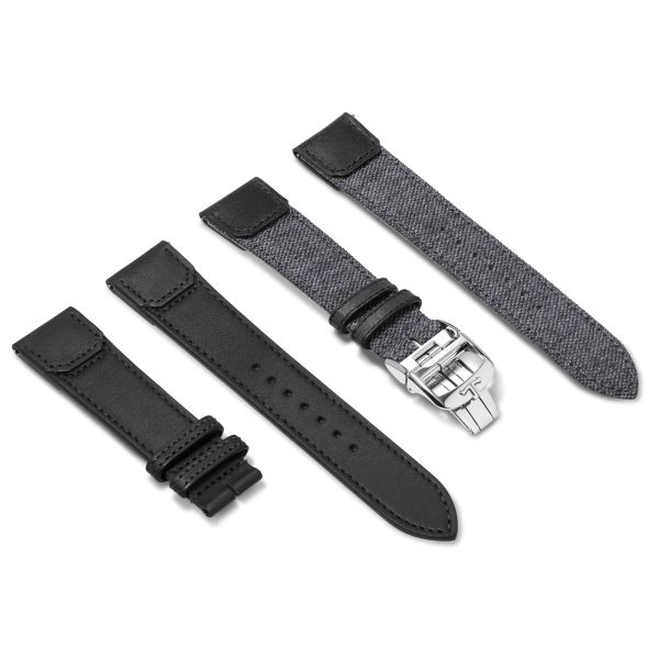 Jaeger-LeCoultre Reverso Tribute Duoface Small Seconds mechanical black dial black leather strap 47 x 28,3 mm