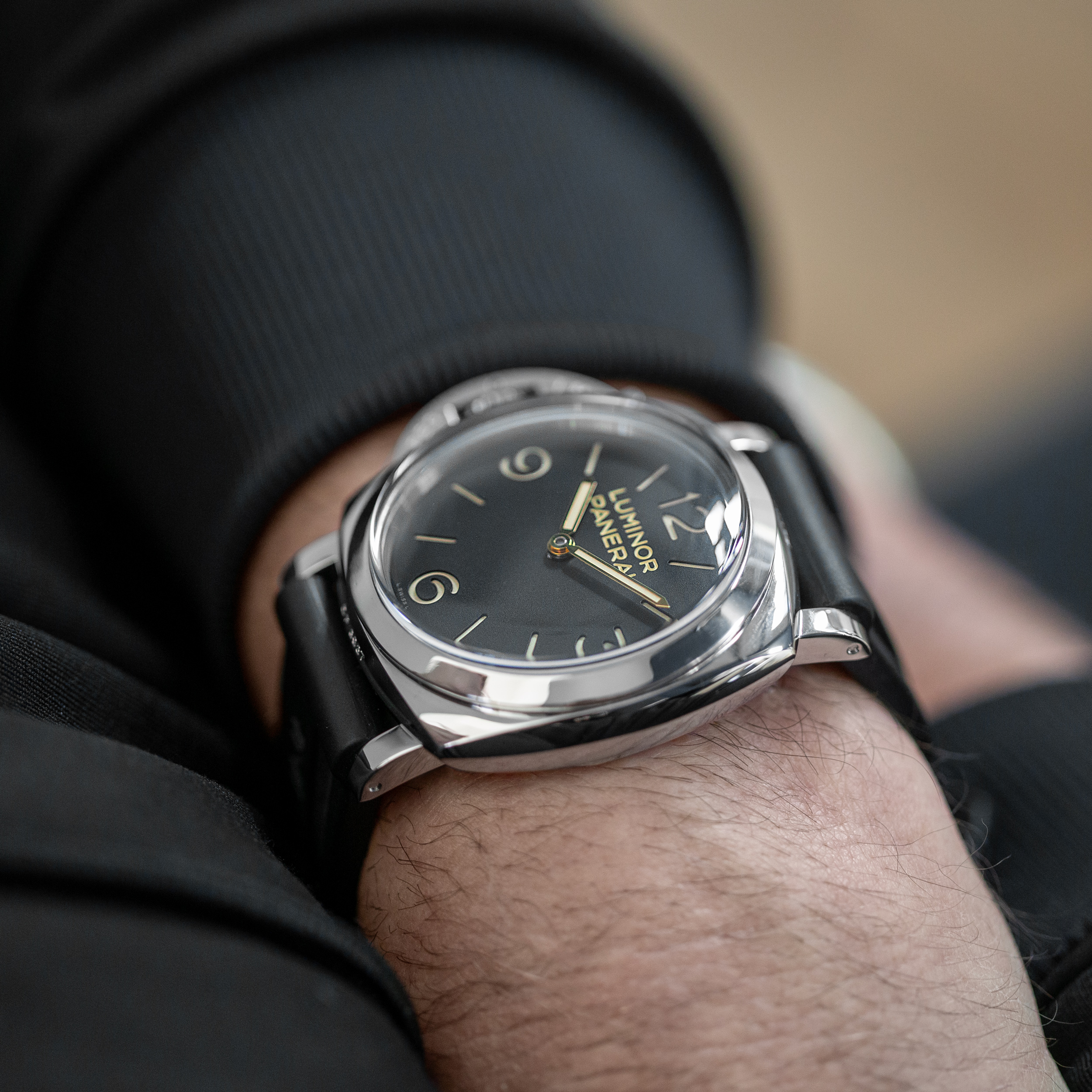 Montre Panerai Luminor 1950 Left-Handed 3 Days Acciaio Destro mécanique 47 mm Full Set 2018