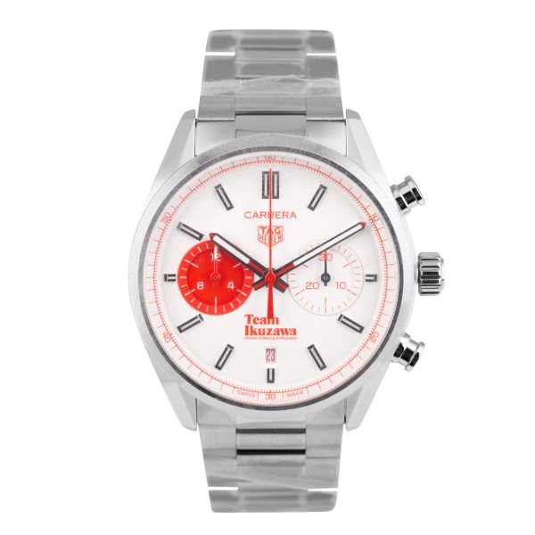 Montre TAG Heuer Carrera Heuer 02 X Team Ikuzawa X Bamford automatique 42 mm Full Set 2024