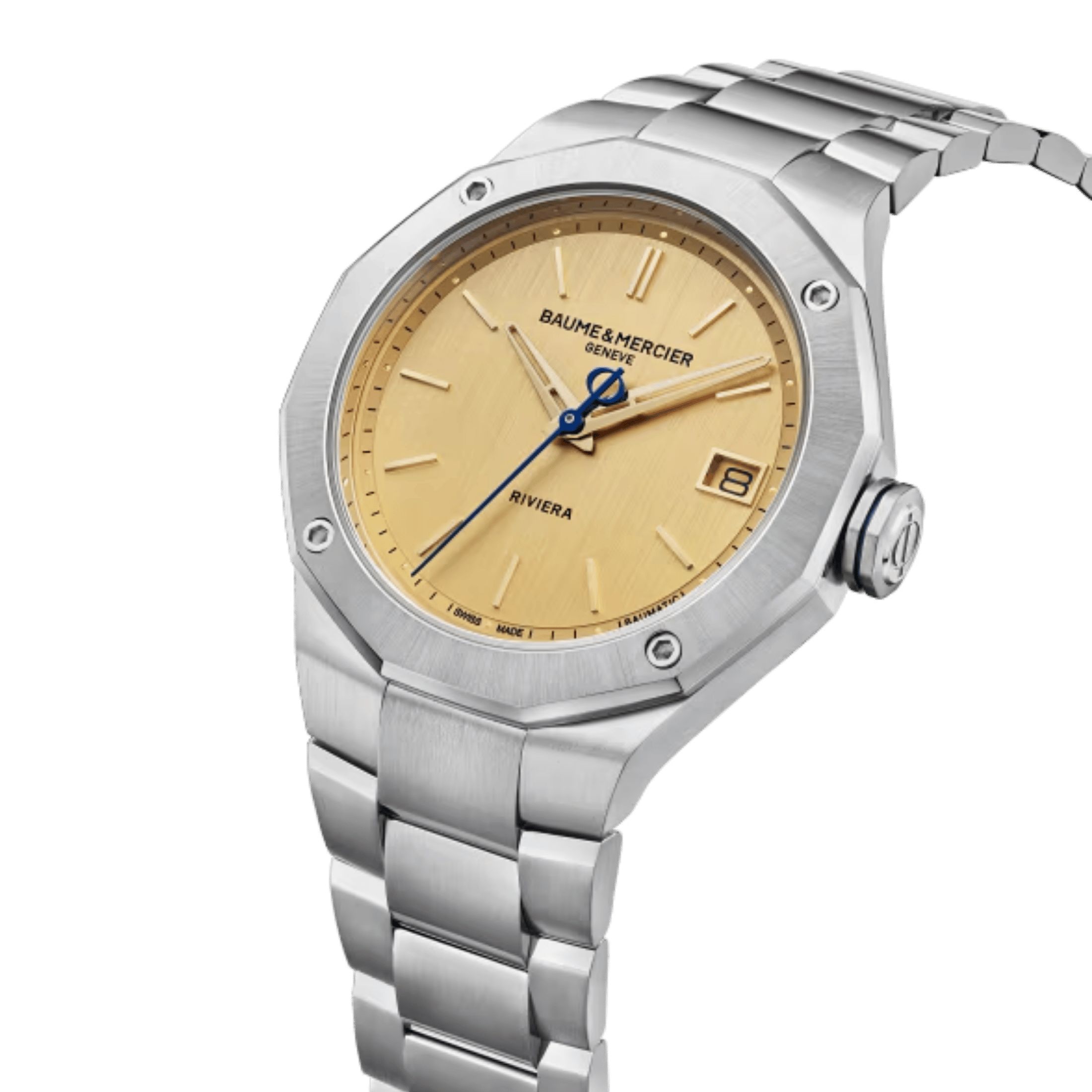 Baume & Mercier Riviera 18k 腕時計 楽天市場】【送料無料】腕時計 ボームメルシエリビエラゴールド