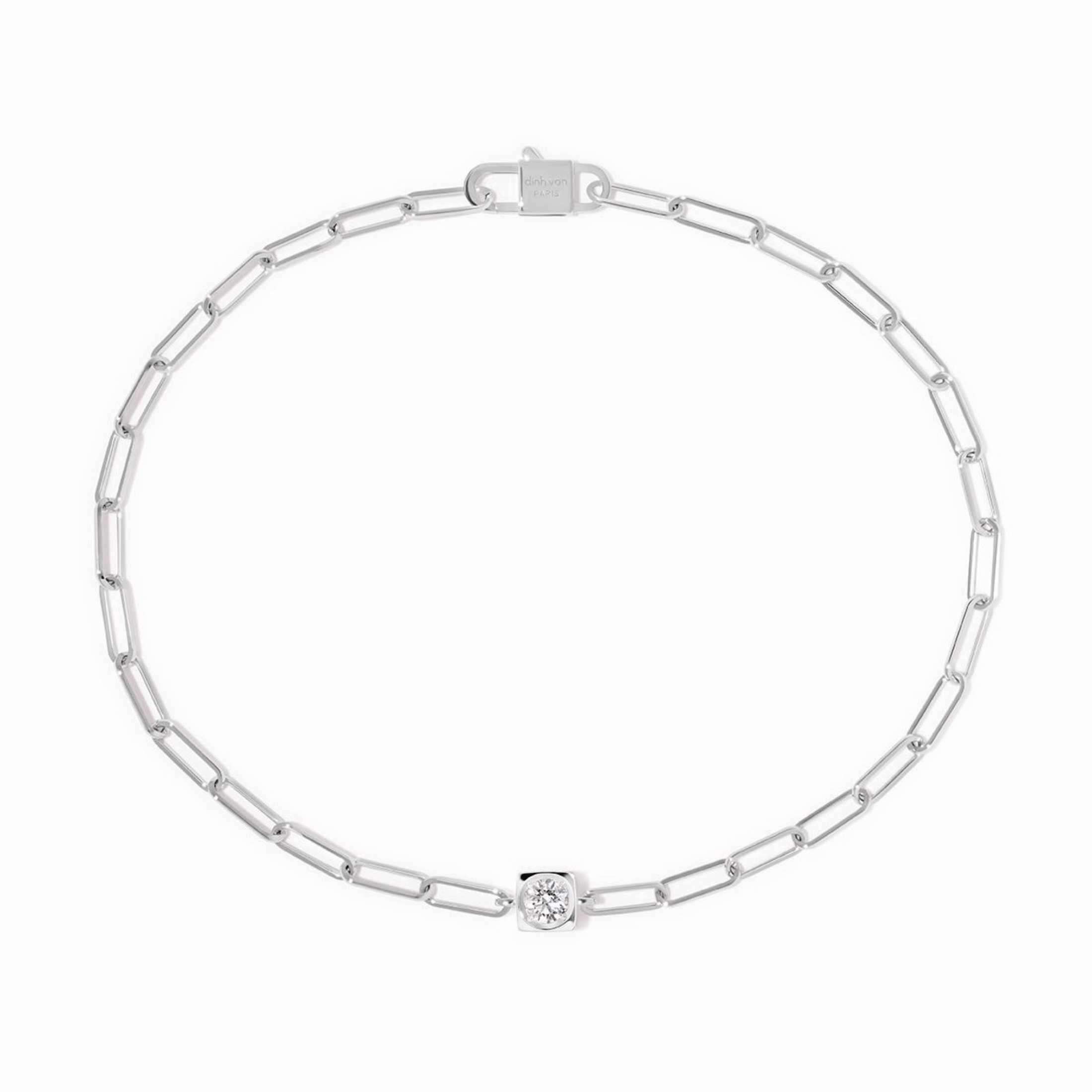 copy ofDinh van bracelet The Diamond Cube in white gold and diamond