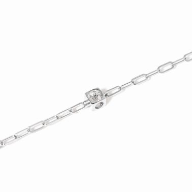 Dinh van bracelet The Diamond Cube in white gold and diamond