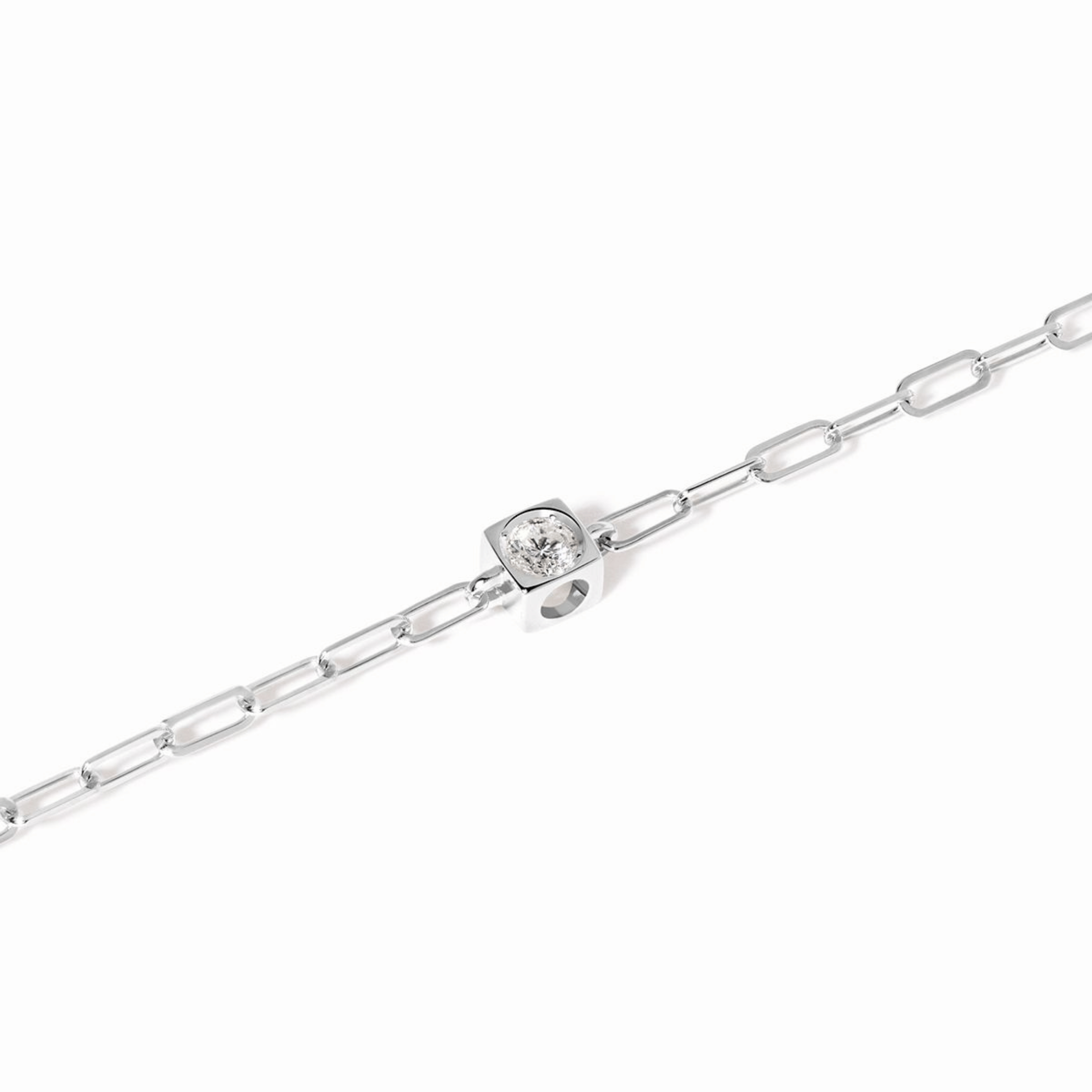 Dinh van bracelet The Diamond Cube in white gold and diamond