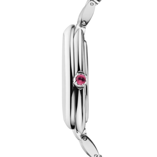 Bulgari Serpenti Seduttori quartz watch black dial steel bracelet 33 mm