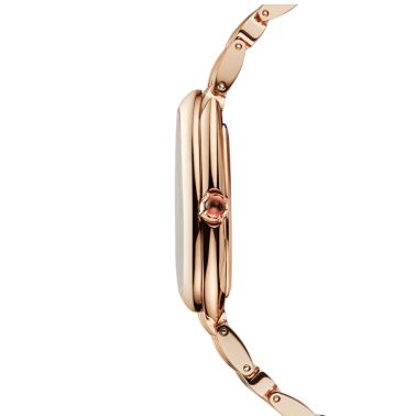 Montre Bulgari Serpenti Seduttori quartz cadran blanc bracelet acier 33 mm