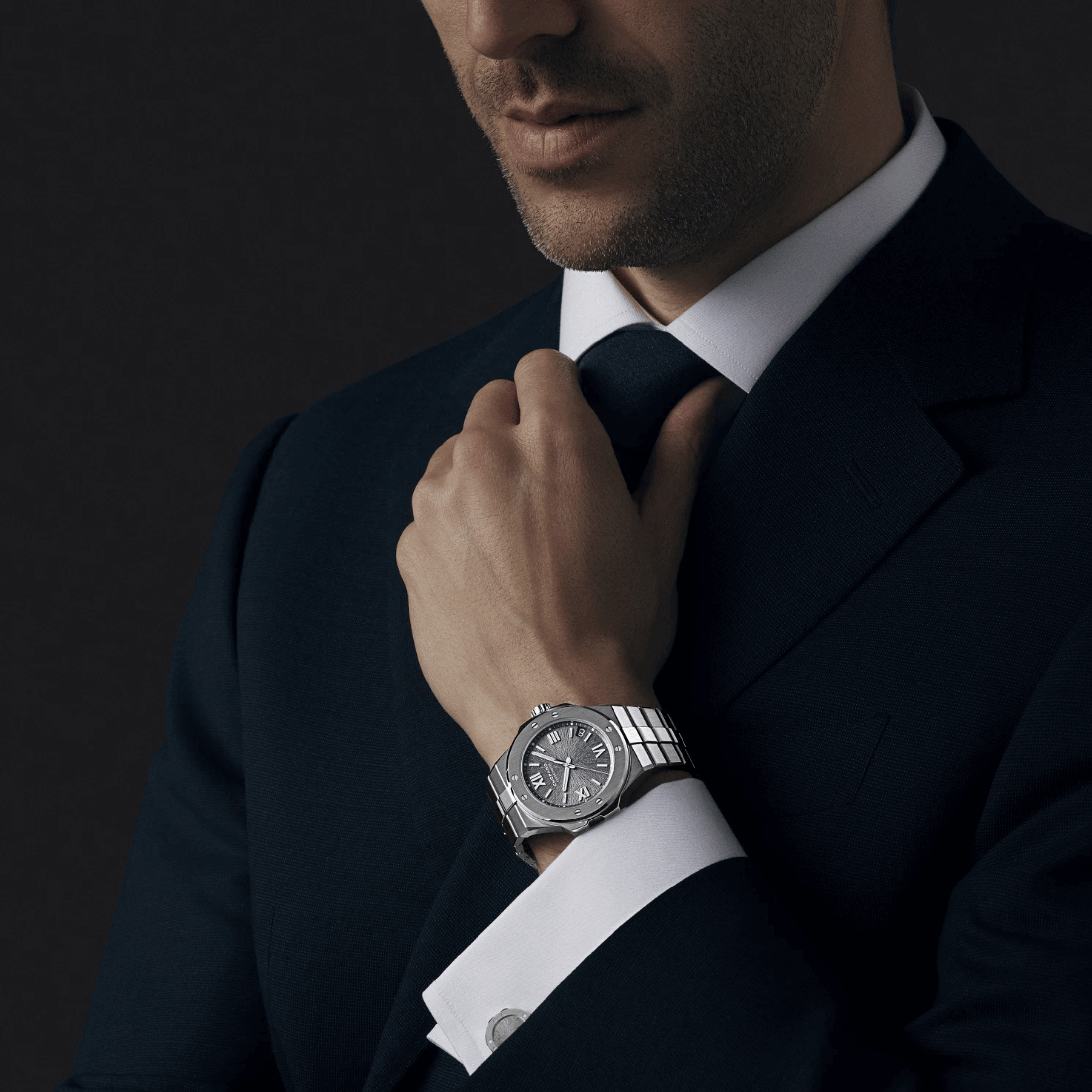 Montre Chopard Alpine Eagle 41 automatique cadran gris bracelet acier 41 mm