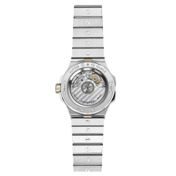 Montre Chopard Alpine Eagle 33 automatique cadran gris bracelet acier et or rose 33 mm