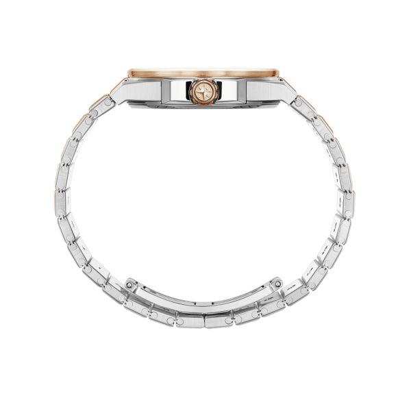 Montre Chopard Alpine Eagle 33 automatique cadran gris bracelet acier et or rose 33 mm