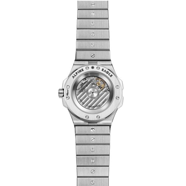 Montre Chopard Alpine Eagle 36 automatique cadran bleu bracelet acier 36 mm