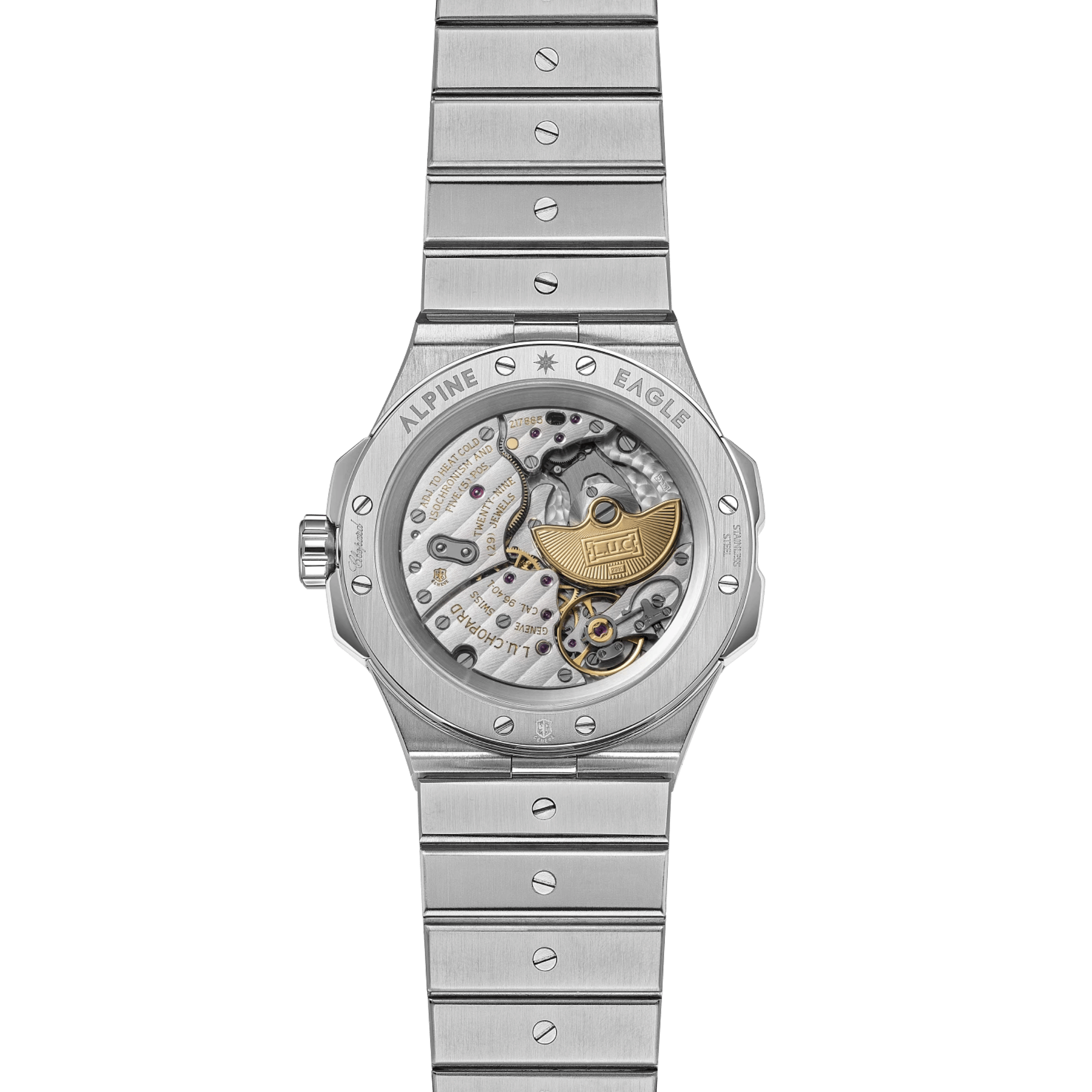 Chopard Alpine Eagle 41 XPS automatic salmon pink dial steel bracelet 41 mm