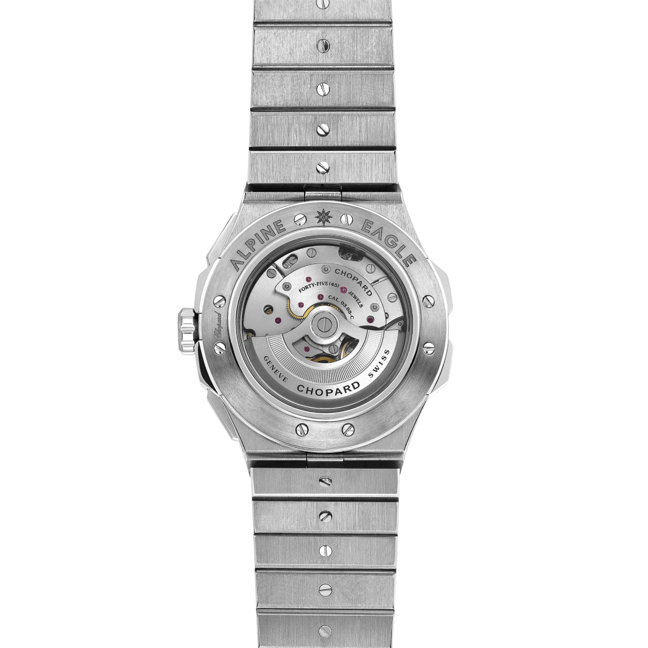 Chopard Alpine Eagle XL Chrono automatic blue dial steel bracelet 44 mm