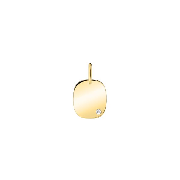 Lepage Colette Coussin medal in yellow gold and diamond