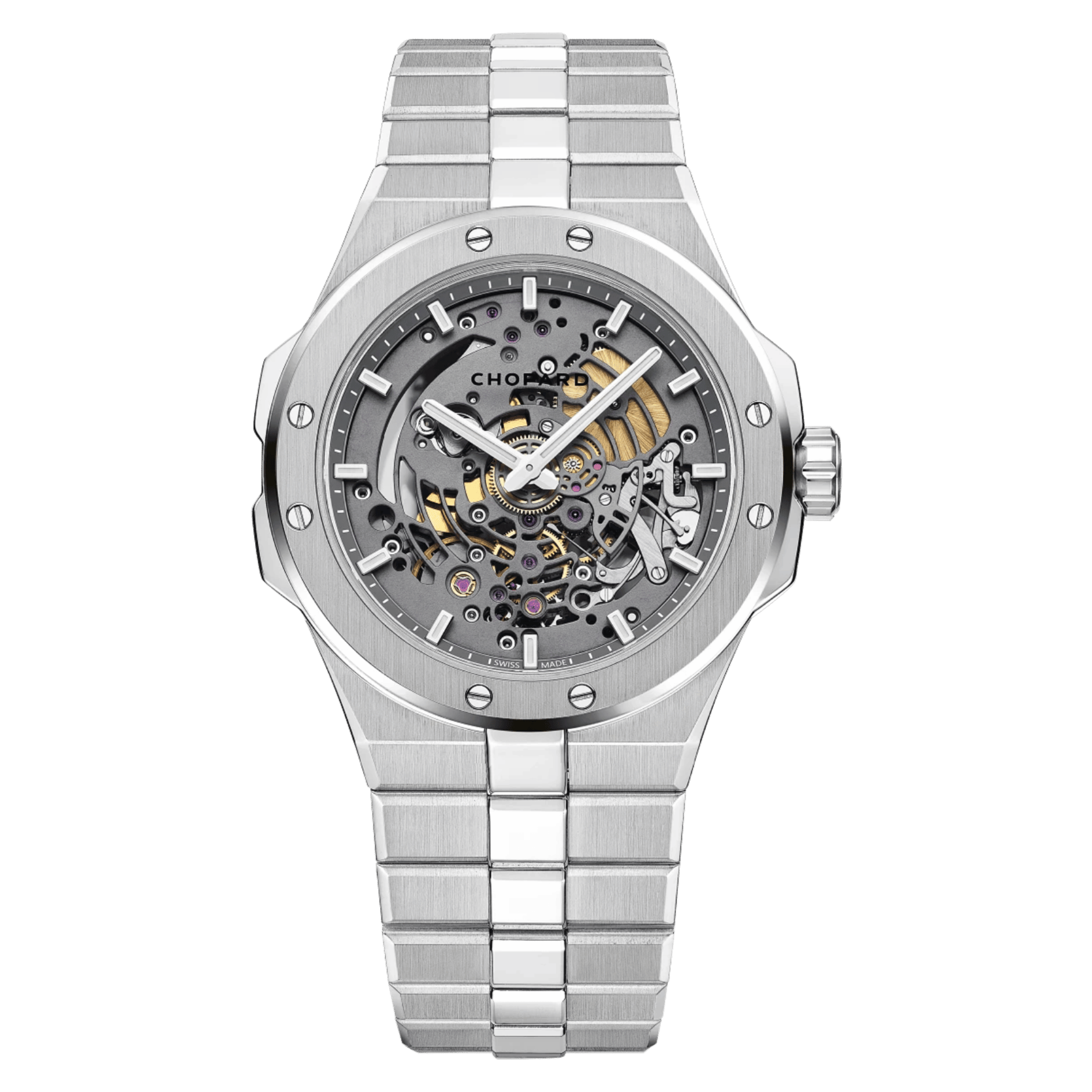 Chopard Alpine Eagle 41 XP TT automatic skeleton dial titanium bracelet 41 mm
