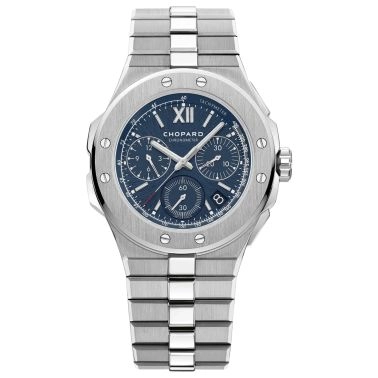 Chopard Alpine Eagle XL Chrono automatic blue dial steel bracelet 44 mm