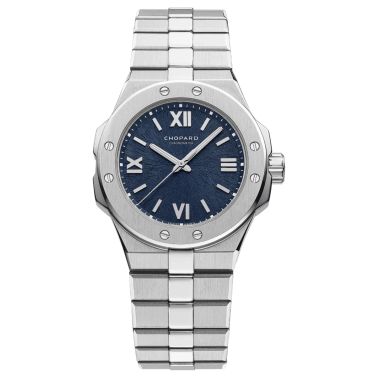 Montre Chopard Alpine Eagle 33 automatique cadran bleu bracelet acier 33 mm