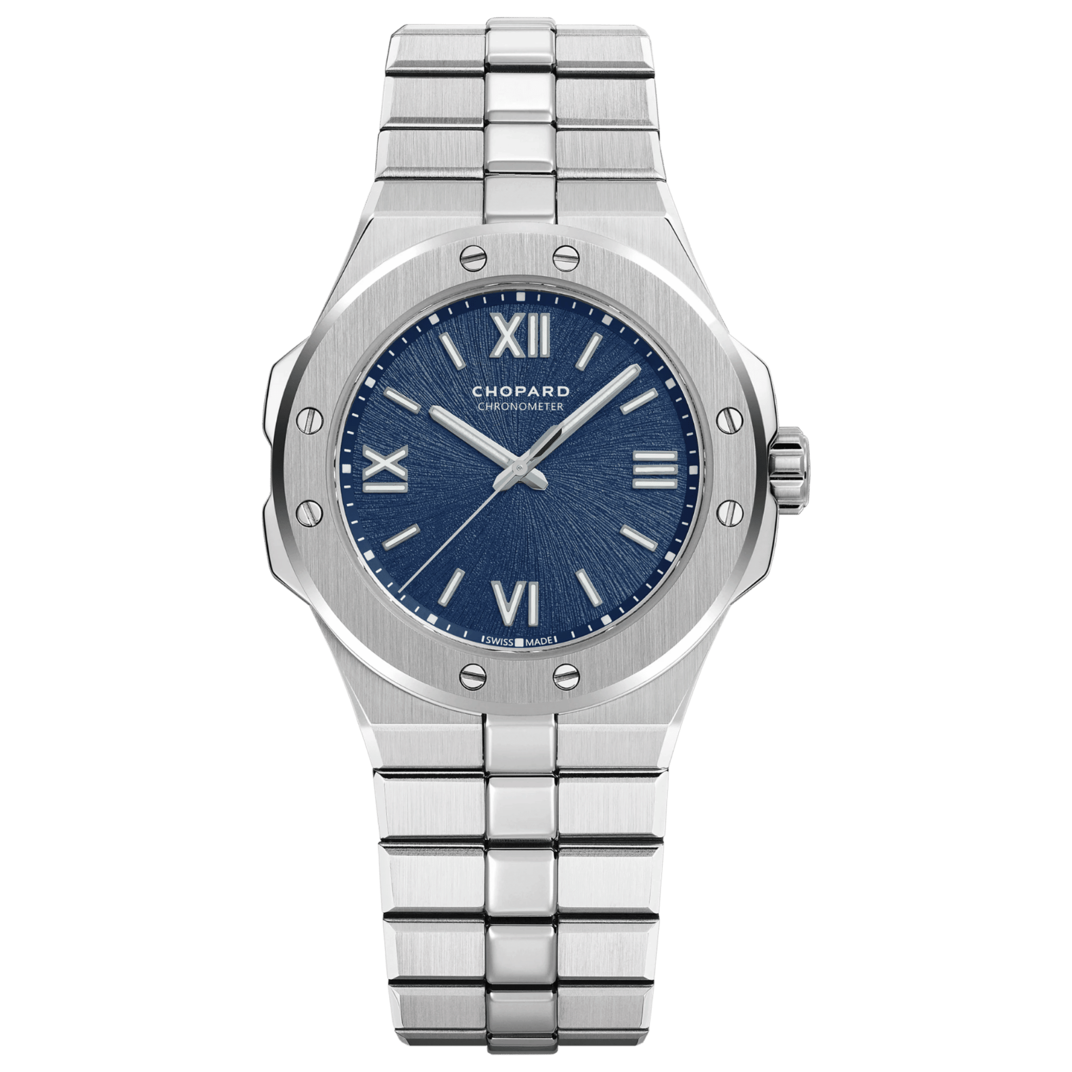 Chopard Alpine Eagle 36 automatic blue dial steel bracelet 36 mm