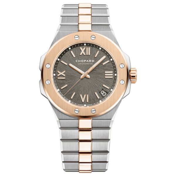 Chopard Alpine Eagle 41 automatic grey dial steel & rose gold bracelet 41 mm