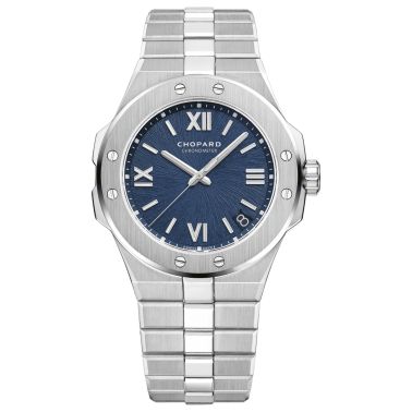 Montre Chopard Alpine Eagle 41 automatique cadran bleu bracelet acier 41 mm