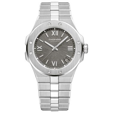 Montre Chopard Alpine Eagle 41 automatique cadran gris bracelet acier 41 mm