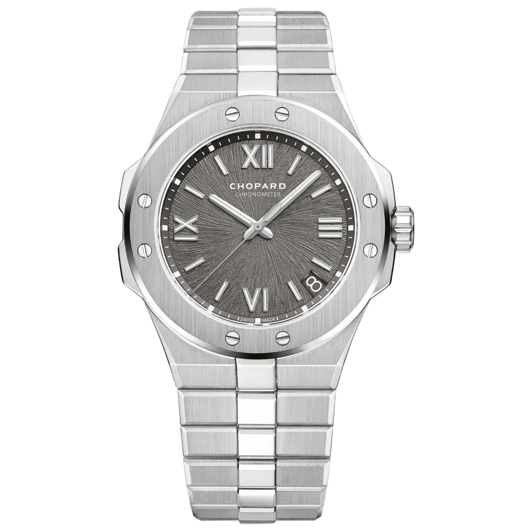 Chopard Alpine Eagle 41 automatic grey dial steel bracelet 41 mm