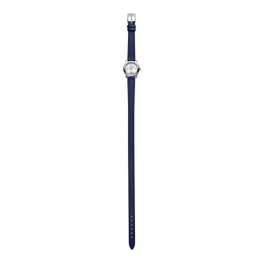 Chopard Happy Sport quartz silver dial blue leather strap 25 mm