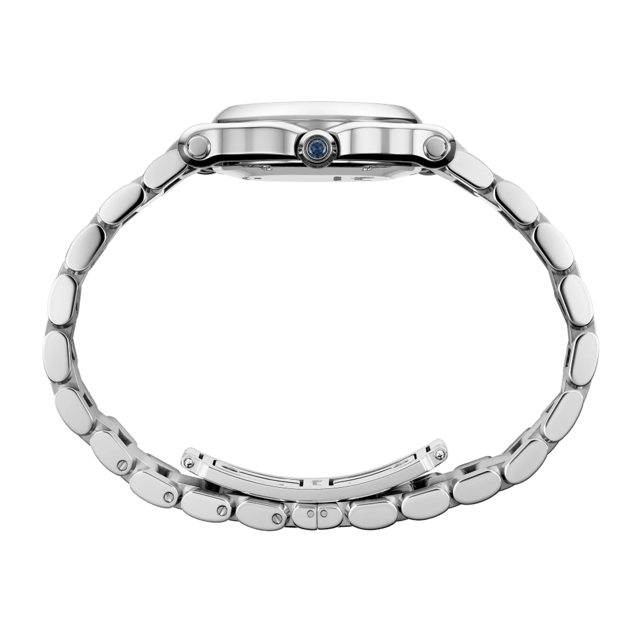 Montre Chopard Happy Sport quartz cadran bleu bracelet acier 30 mm