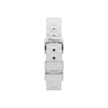 Chopard Happy Sport quartz white dial white rubber bracelet 30 mm