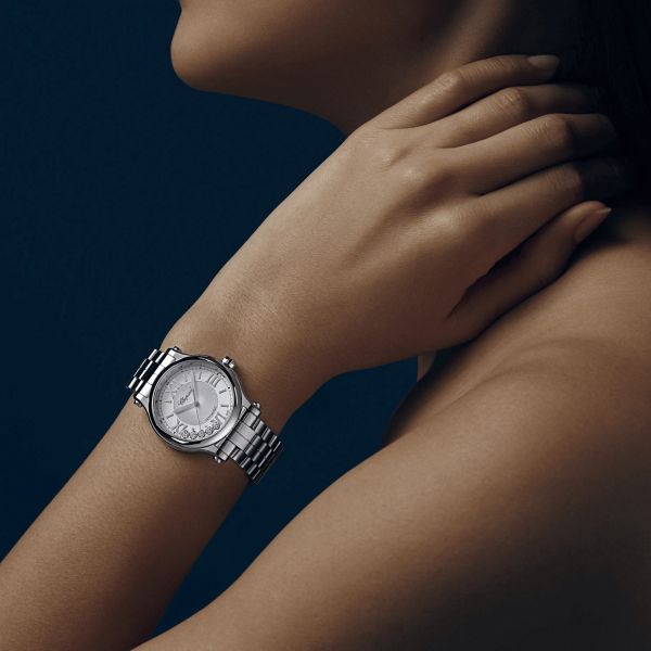 Chopard Happy Sport automatic silver dial steel bracelet 33 mm