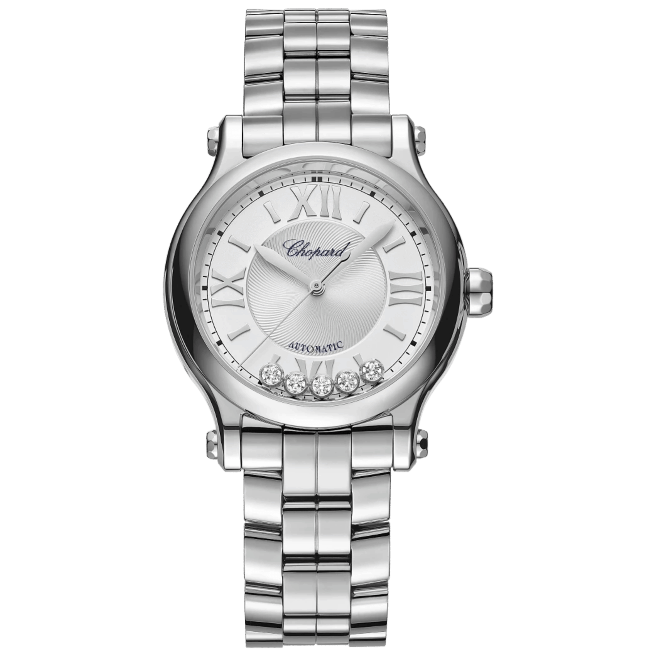 Chopard Happy Sport automatic silver dial steel bracelet 33 mm