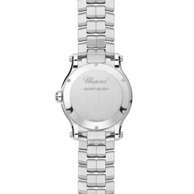 Chopard Happy Sport quartz pink dial steel bracelet 36 mm