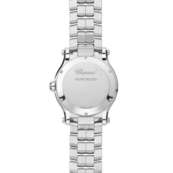 Chopard Happy Sport quartz pink dial steel bracelet 36 mm