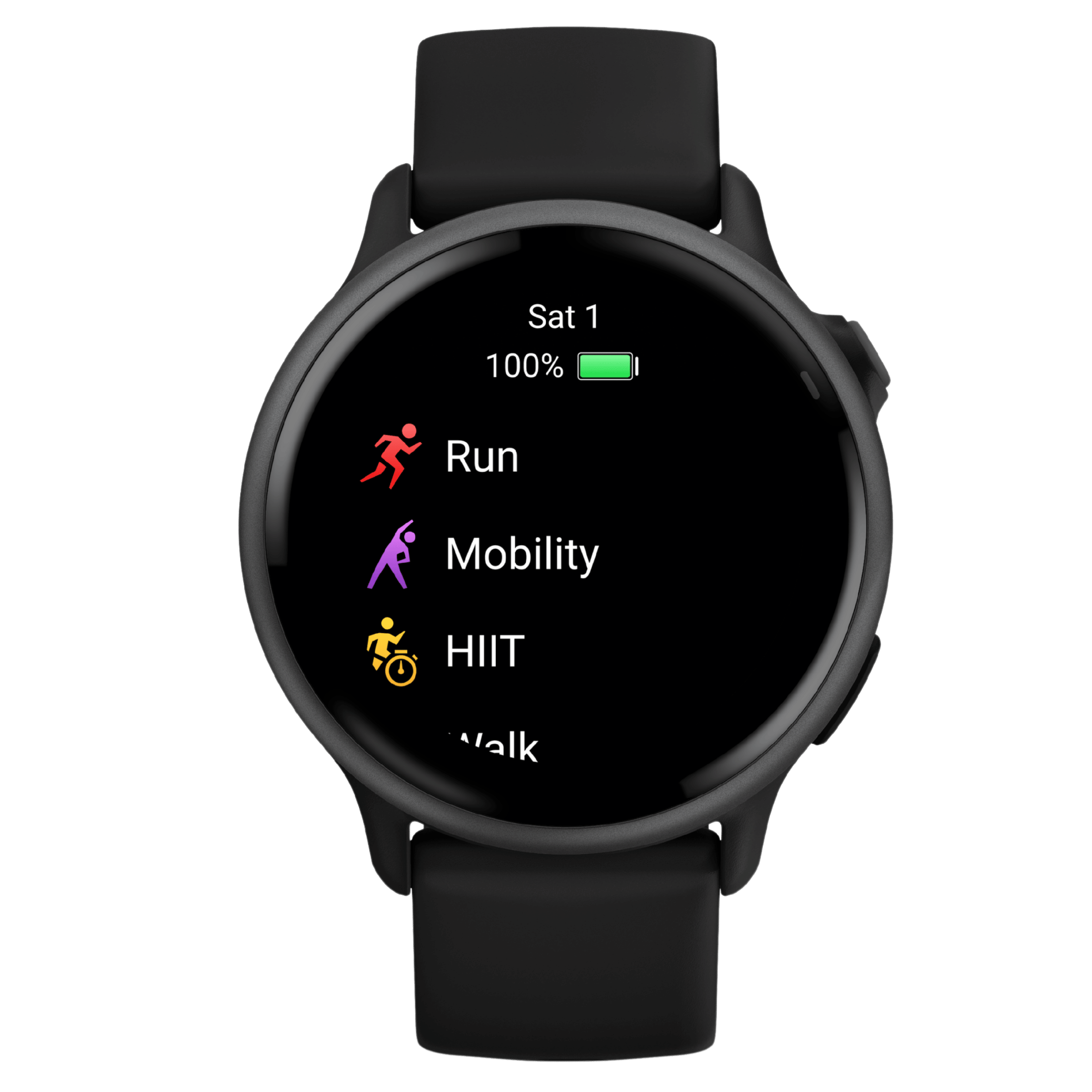 Garmin Vívoactive 6 Gray 42 mm black strap watch