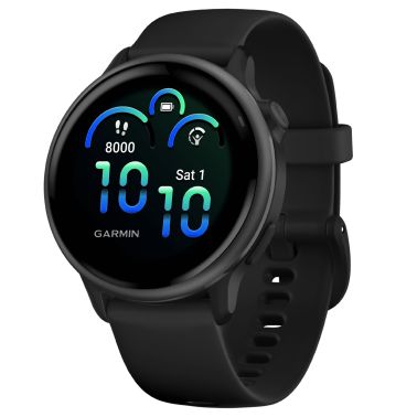 Montre Garmin Vívoactive 6 Gray bracelet noir 42 mm