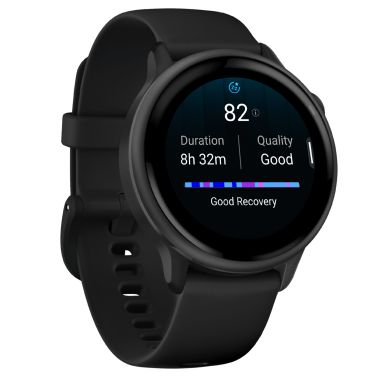 Montre Garmin Vívoactive 6 Gray bracelet noir 42 mm