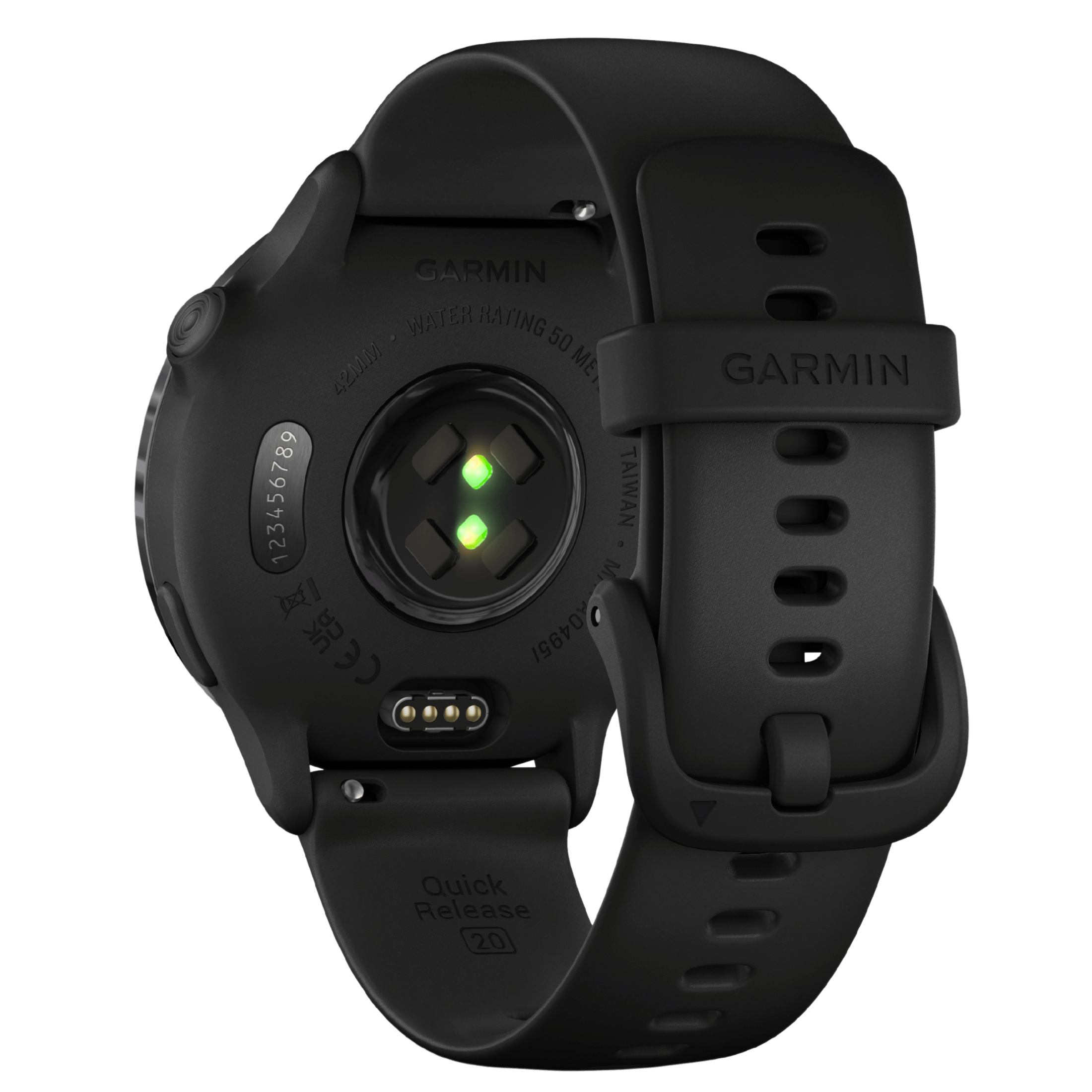 Montre Garmin Vívoactive 6 Gray bracelet noir 42 mm