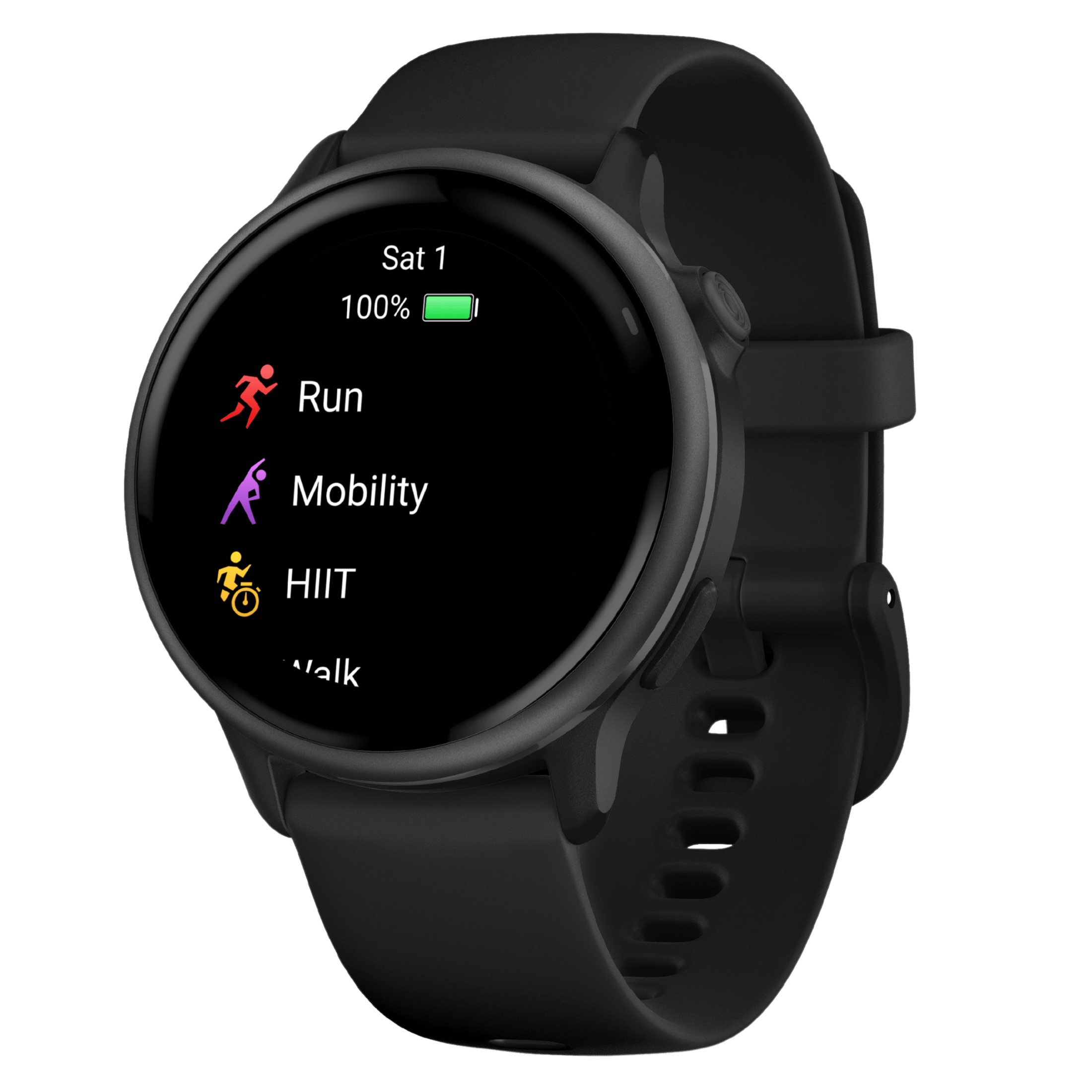 Garmin Vívoactive 6 Gray 42 mm black strap watch