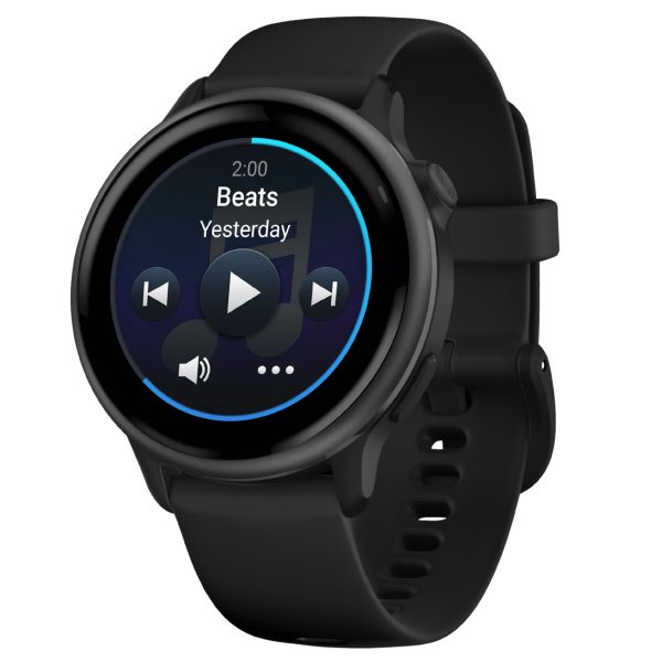 Garmin Vívoactive 6 Gray 42 mm black strap watch