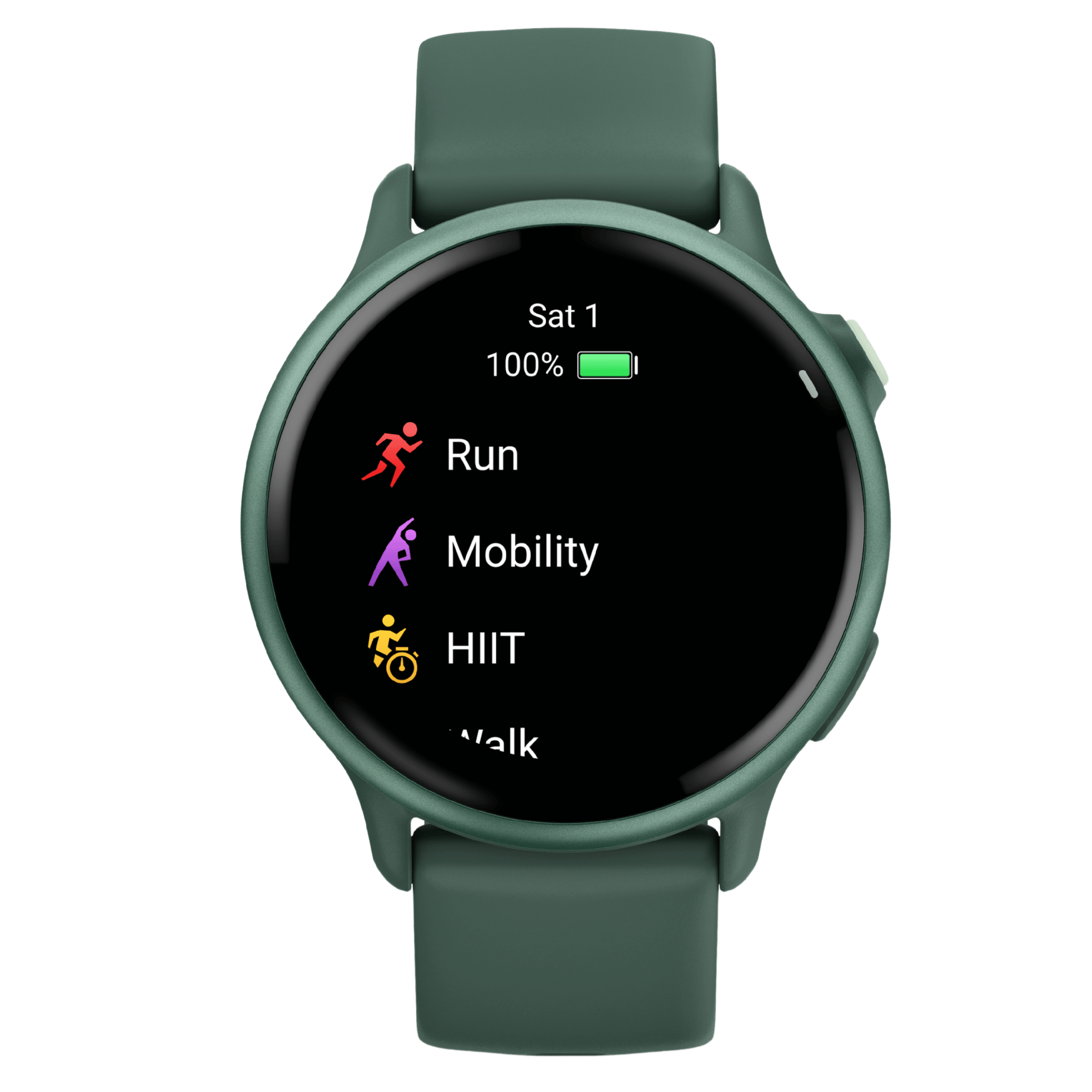 Garmin Vívoactive 6 watch, Jasper Green, 42 mm fir green strap